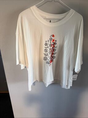 FP Movement by Free People White Short-Sleeve Tee
